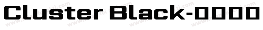Cluster Black字体转换